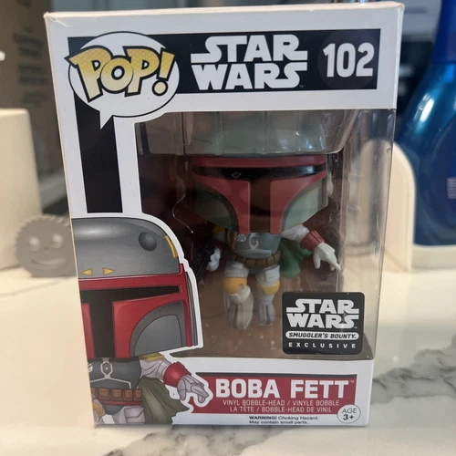 Funko Pop! Star Wars: Boba Fett Vinyl Figure #102 Smugglers Bounty Exclusive #ML