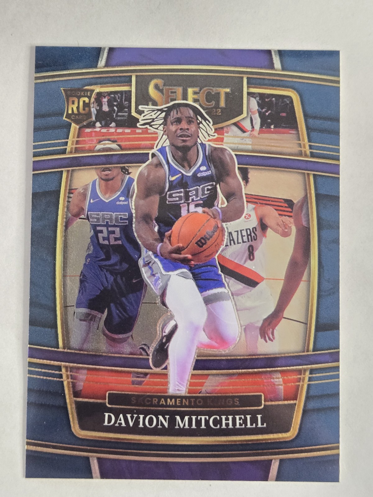 DAVION MITCHELL 2021-22 SELECT CONCOURSE #23 RC ROOKIE SACRAMENTO KINGS