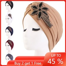 Women Muslim Hijab Turban Chemo Cap Beanies Head Scarf Wrap Bonnet Hat Headwear