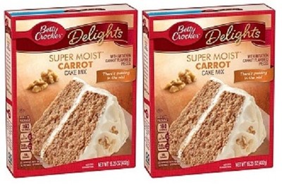 Betty Crocker Super Moist Carrot Cake Mix 2 Pack