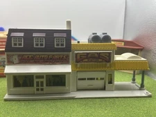 1989 Lewis Galoob Toys Micro Machines City Scene Ace Auto Parts Gas Station