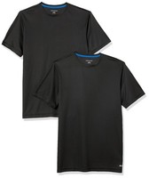 Herren T-Shirt Schwarz S Tech-Stretch 2Er-Pack Active Performance Amazon