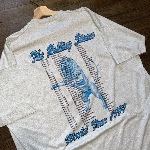 THE ROLLING STONES -Babylon Tour T-Shirt XXL Wear T 1990s vintage concert t-shirt, vintage, size XXL, single stitch, B+ condition