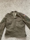 WWII US 8th Army Air Forces Ike Jacket Uniform WW2 Sz 36R Wool Patches — photo 2