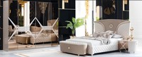 Bett Nachttisch Kleiderschrank 6Tlg Schlafzimmer Set Design Luxus Hocker Modern