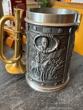 1989 The Franklin Mint Civil War Commemorative Tankard Generals Grant & Lee