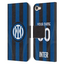 CUSTOMIZED INTER MILAN 2022/23 CREST KIT LEATHER BOOK CASE FOR APPLE iPOD TOUCH