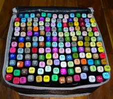 Colpart Acrylic Paint Brush Marker Flexible Tip 168 Pcs....NEW