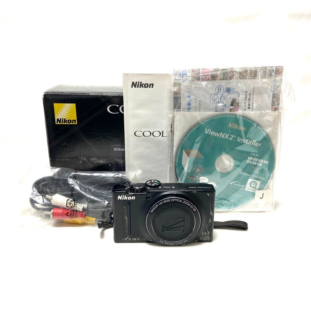 Nikon COOLPIX S8200 16.1MP Compact Digital Camera Black JUNK