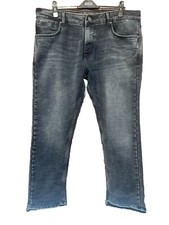 Jack Jones Jeans Intelligence Men's Black Stretch Straight Fit Size 40 / L 30