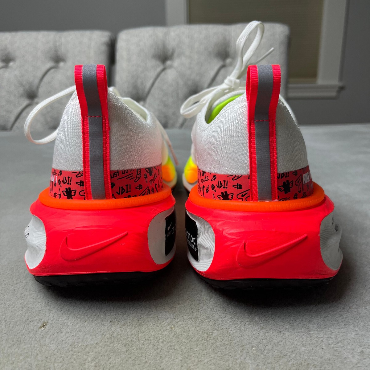 77toai1126。未使用❕ナイキ　 ZOOMX INVINCIBLE Nike ZoomX Invincible Run Flyknit Blue Orbit Lime Glow for