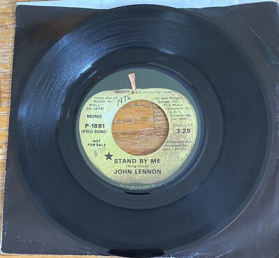 John Lennon Stand By Me P-1881 PRO-8090 Apple 45rpm PROMO