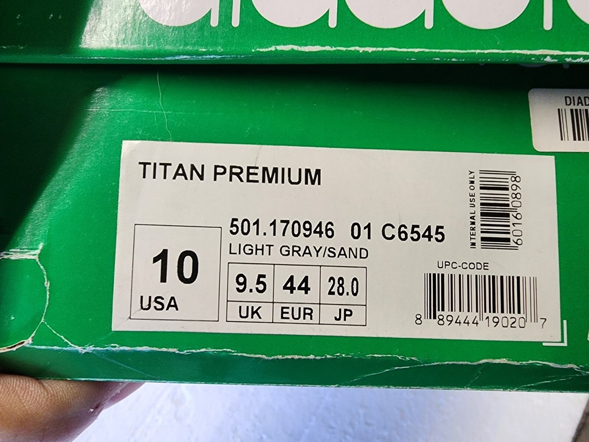 Diadora NIB Titan Premium Light Gray/Sand 501.170946 01 C6545 Size 10 B.560 TORINO ITALIA Heritage leather sneaker - All-Gender  main image 2