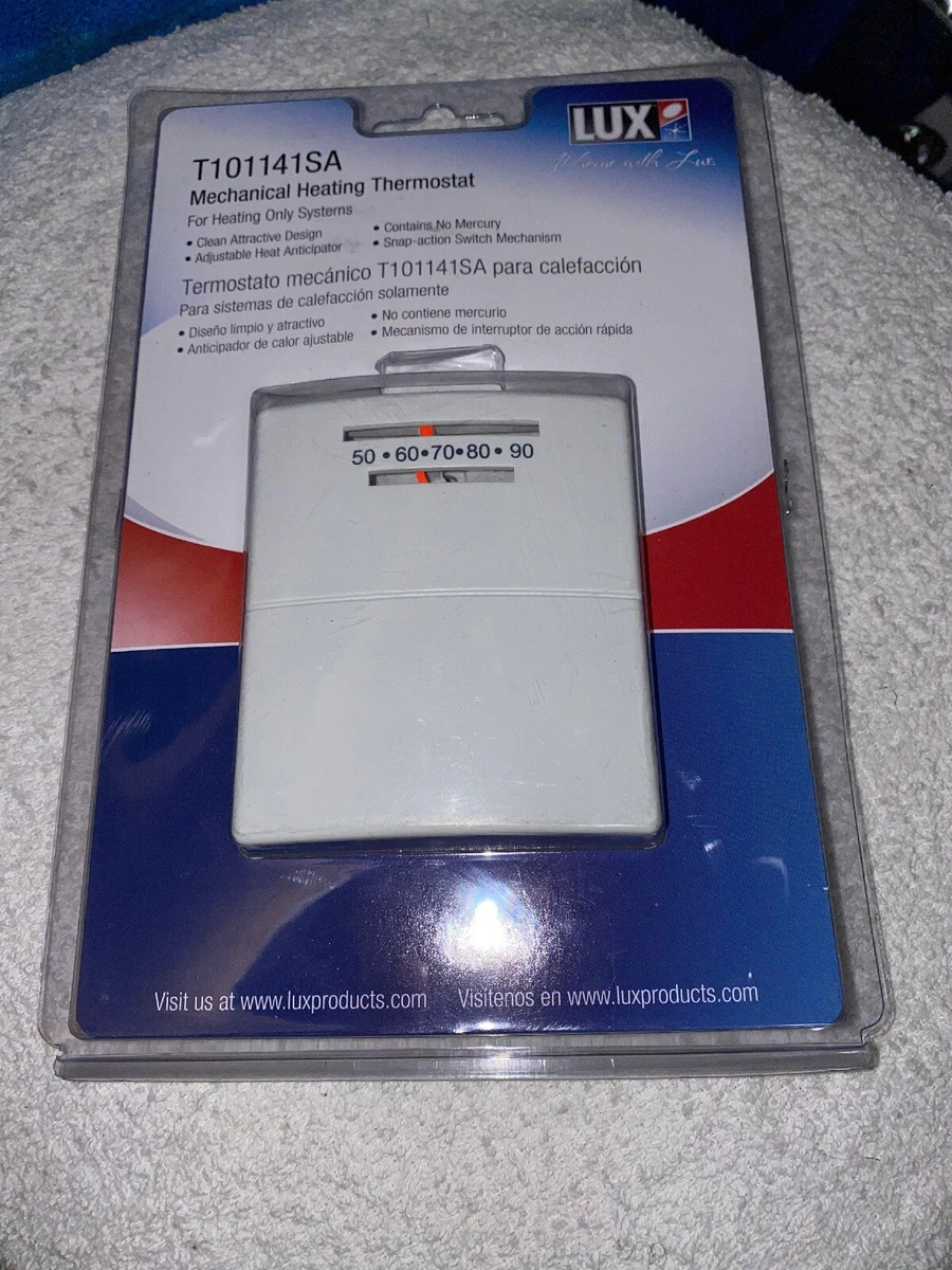 T101141SA LUX Products Heating Only Mechanical Thermostat B55 | eBay