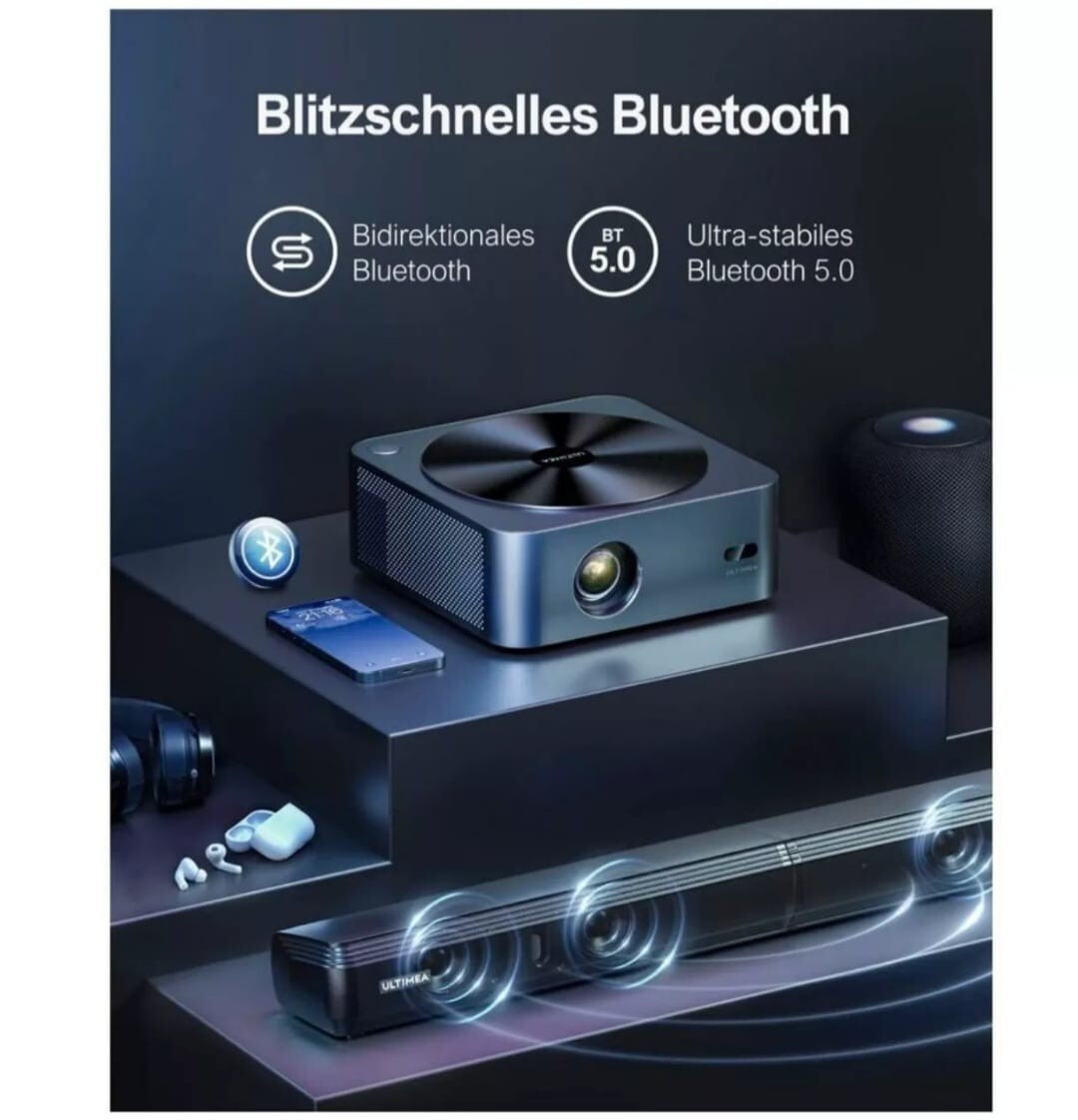 ULTIMEA Apollo P40 Native 1080P mit Autofokus AutoTrapezfehlerkorrektur
