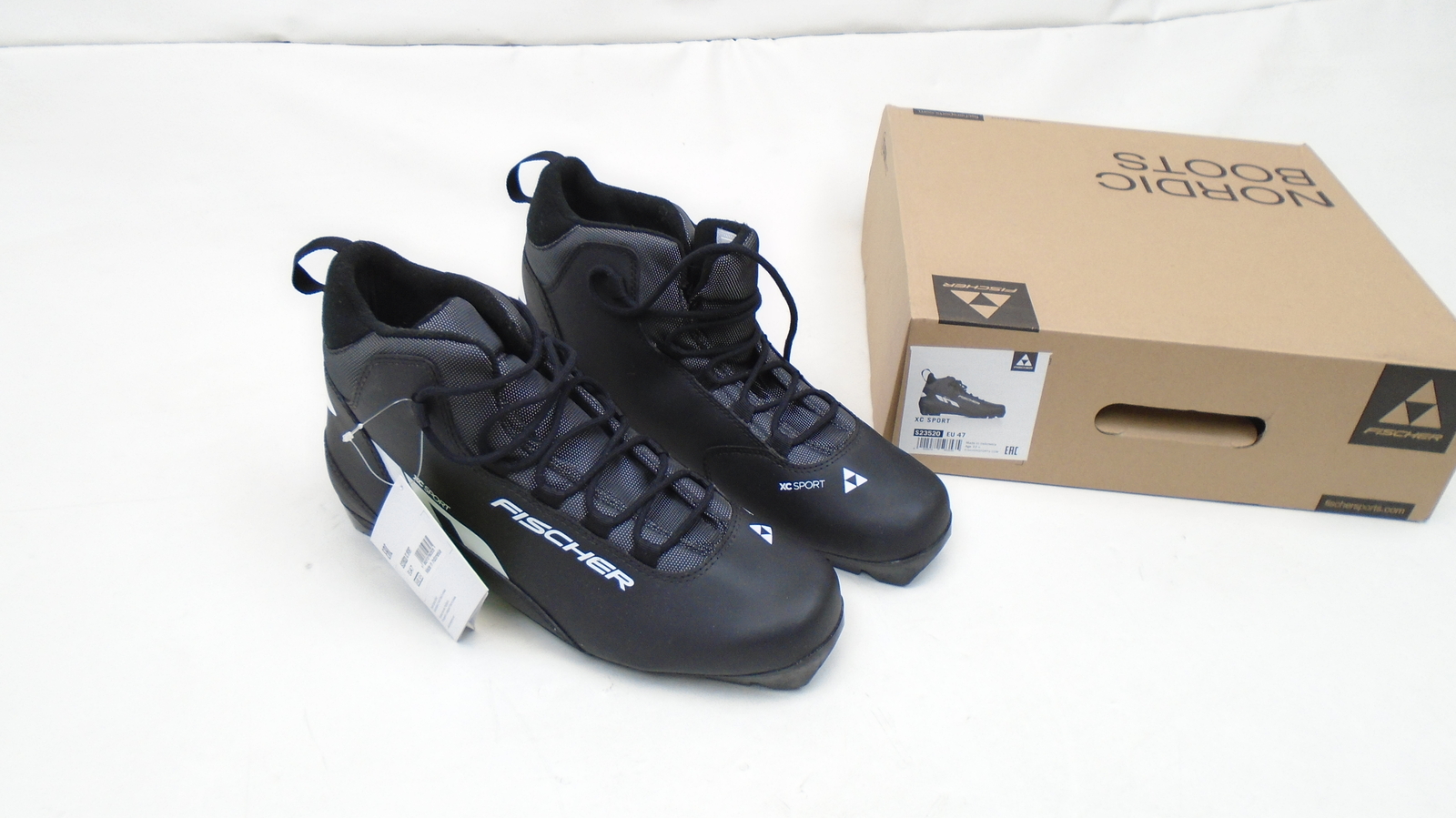 SALOMON STIVALI DA SCI FISCHER XC SPORT NORDIC DA UOMO TAGLIA US 12 5 (EU 47) BIANCO NERO S23520