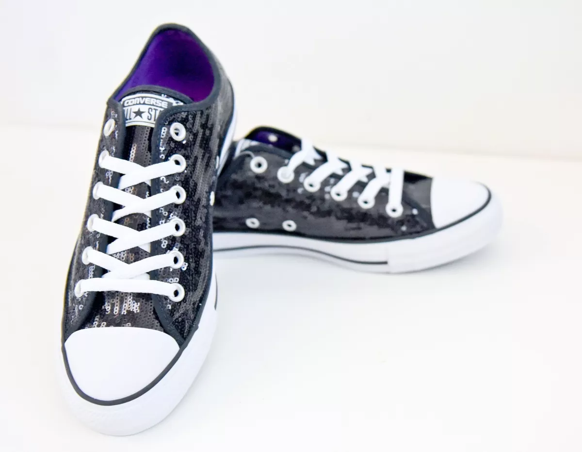 Converse All-Star Chuck Taylor Sequin/Sparkle Unisex Lo [136079F] | eBay