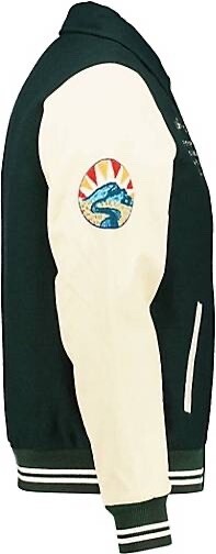 Scotch & Soda Jacket - Wool & Leather College Varsity In