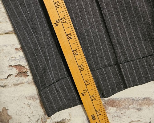 Daniel Cremieux x Loro Piana 42R 2 Piece Suit Charcoal Gray Pinstripe 2 Button - Picture 10 of 15