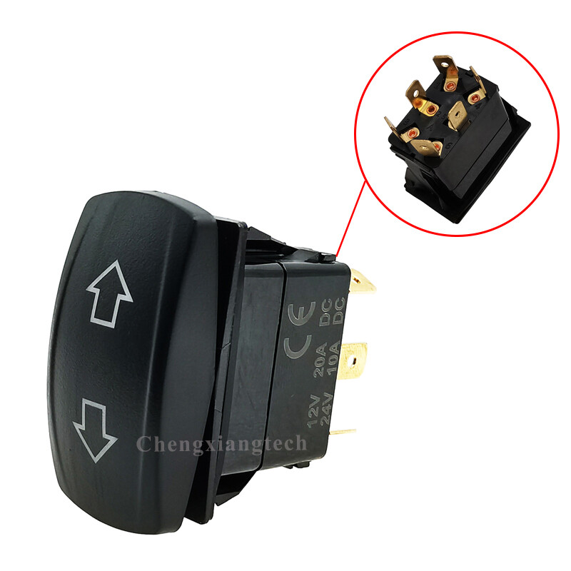 Motor Rated Rocker Switch Carling Switch Illuminated Rocker Switch