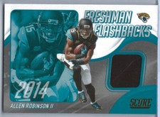 2021 SCORE FOOTBALL ALLEN ROBINSON II FRESHMAN FLASHBACKS RELICS JERSEY