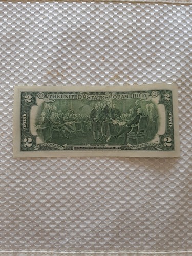 Rare 2013 Series H 2 Dollar Bill - Picture 3 of 3