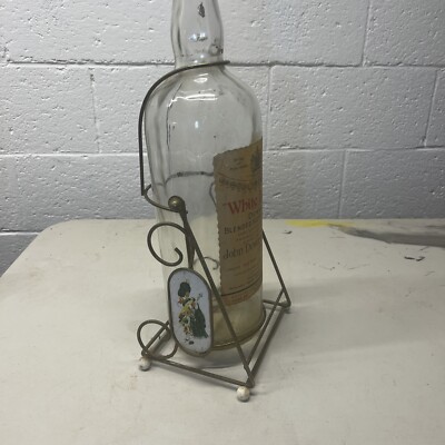 White Label Dewar's Fine scotch whisky Large bottle swing cradle