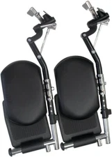 Karman Universal Elevating Legrest for Wheelchair, Black, E&J Style