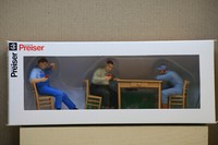 Preiser 45141 1:22,5 Lgb; Beim Kartenspiel , Neu & Ovp