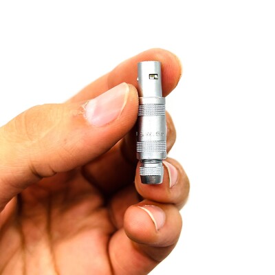 Lemo Swiss S FFA-0S-302 2-Contact Straight Plug Cable Collet Push