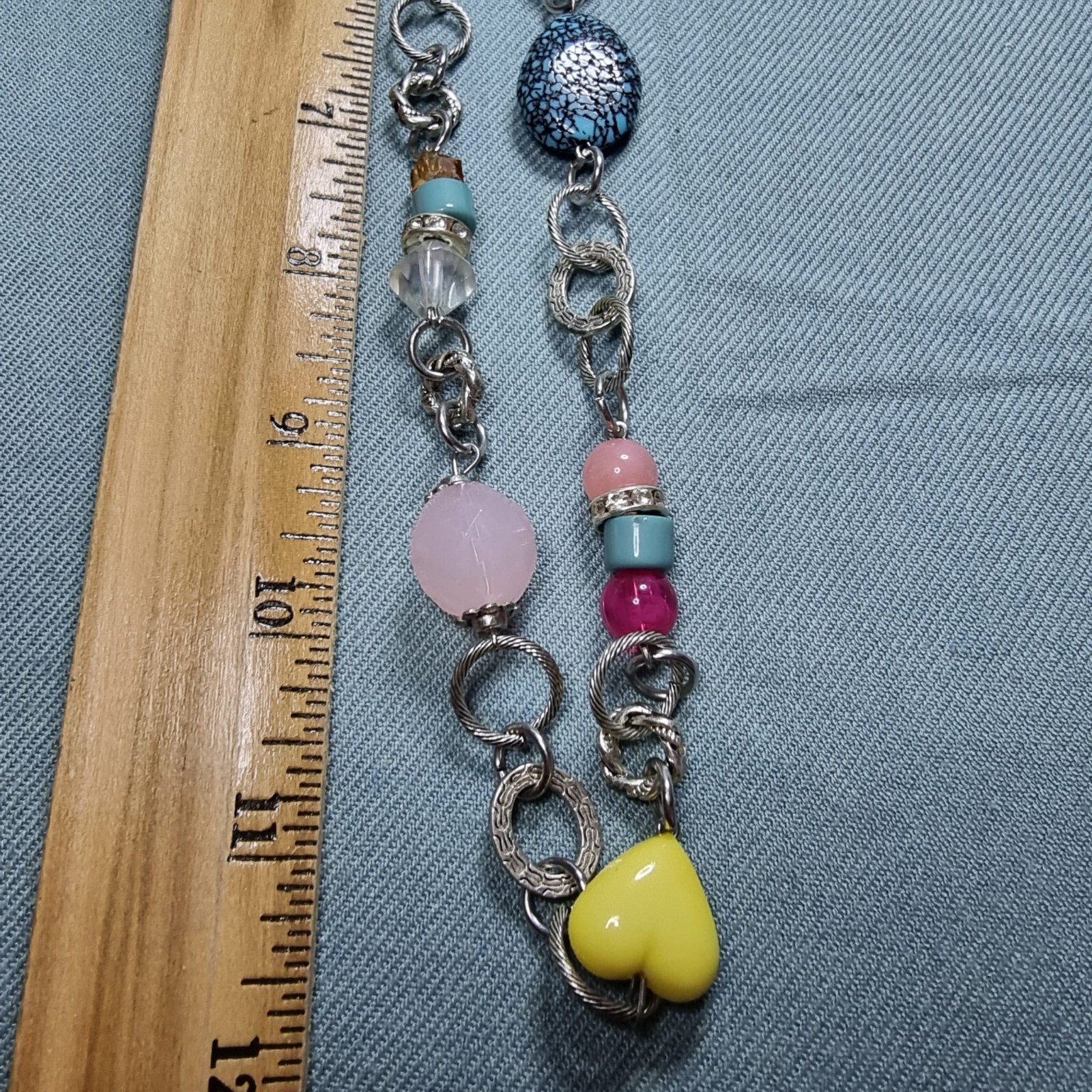 Funky Necklace Multicolor Toggle Closure - image 2