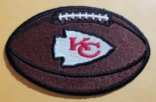 Kansas City Chiefs Football Embroidered Patch approx 2.25x3.5"