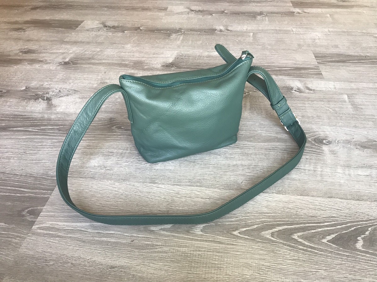 Green Leather Cross body Bag, Fashion And Style Women Handbag
