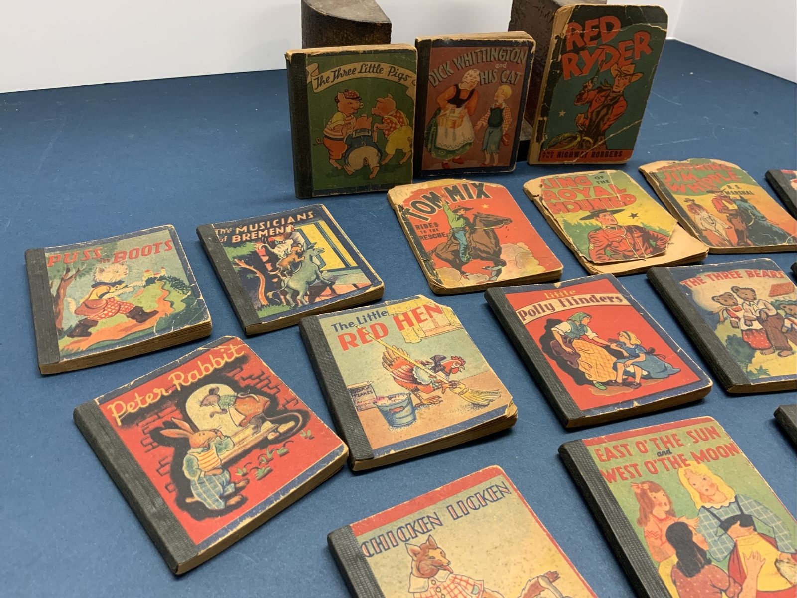 RARE LOT OF 17 Vintage Mini Tiny Children's Paperback Penny Books 1930