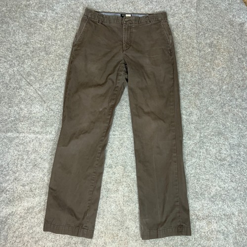 Banana Republic Mens Pants 33x34 Brown Chino Straight Solid Career