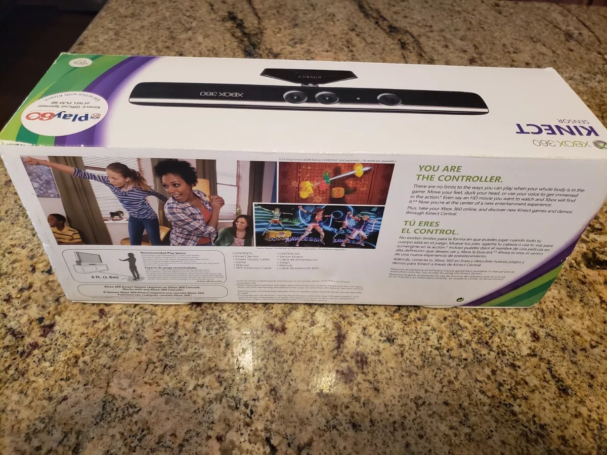 Microsoft XBOX 360 Kinect Sensor : XBOX 360 SENSOR REFURBISHED EN/ES US  ONLY: Video Games 