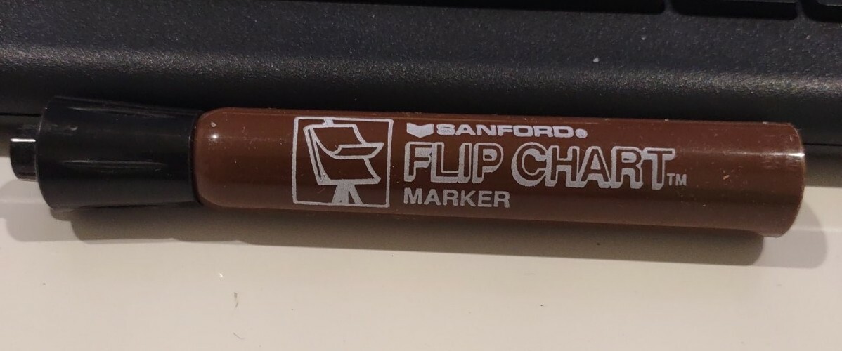Sanford Flip Chart Marker BROWN - New