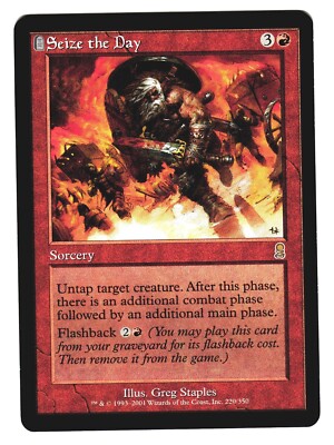 Magic The Gathering MTG - ODYSSEY 2001 ODY - #220 Seize the Day x4 LP NM