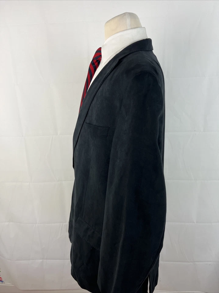 FALL/WINTER Neiman Marcus Men's Black Blazer 46L $895 - Image 4 of 4
