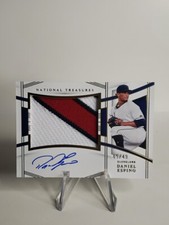 Daniel Espino 2023 National Treasures Prospect Patch Auto Gold /49 Guardians SP