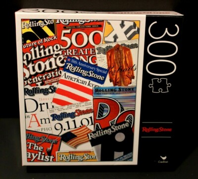  300 Piece Cardinal Jigsaw Puzzle Rolling Stone Iconic Anniversary Covers -New