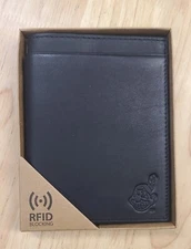 Rare Chief Wahoo Cleveland Indians X-Large Billfold Wallet  RFID Blocking