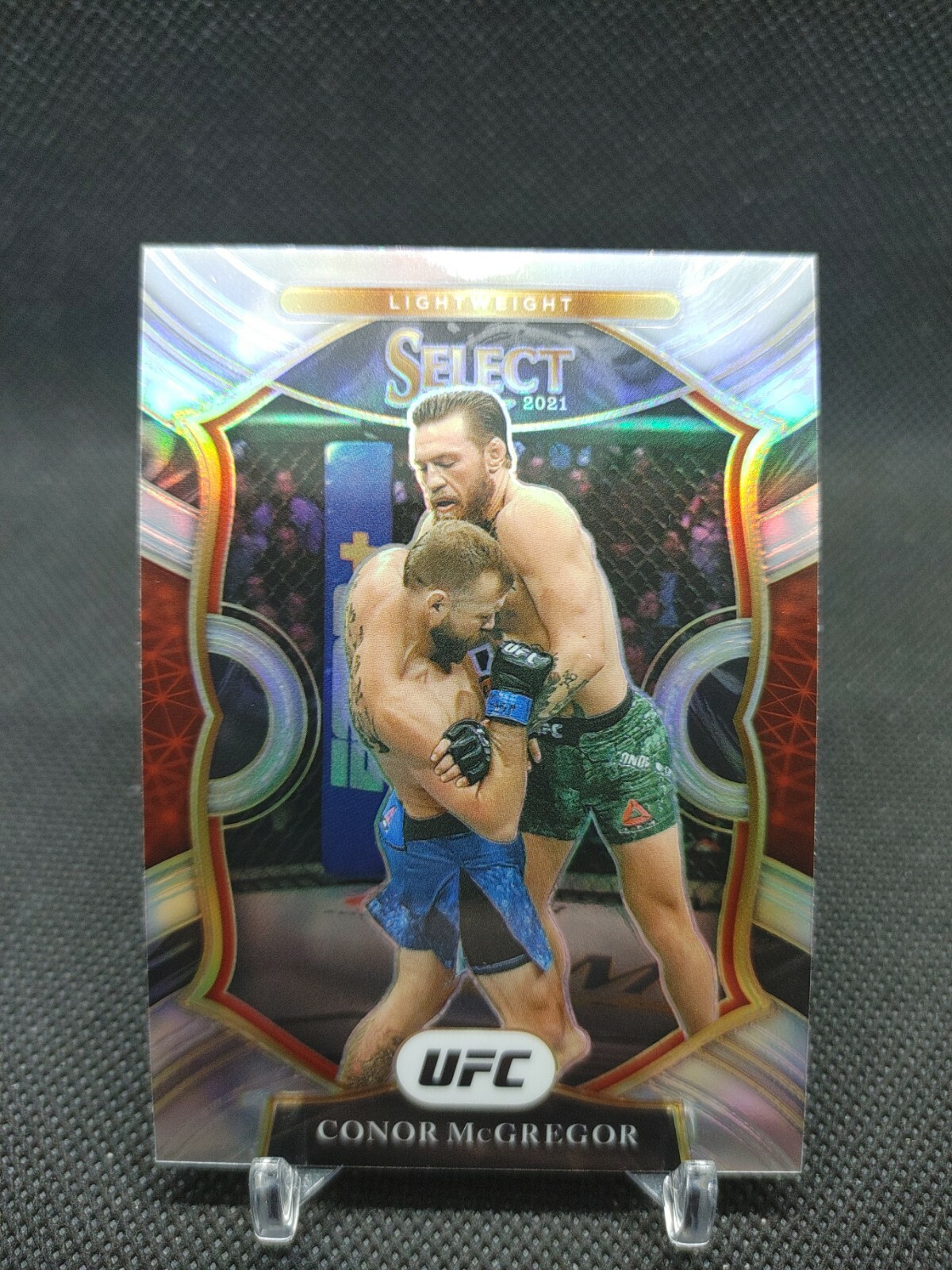 2021 Panini Select UFC Conor McGregor Concourse Silver Holo Prizm #40 SP