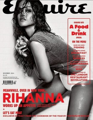 esquire magazine december 2014 rihanna