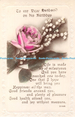 R453029 To my Dear Husband on his Birthday Life is made up of milestones and you