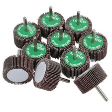 60 Grit 50mm Flap Wheel Disc Abrasive Sanding Pads For Drills Grinders 6mm Shank