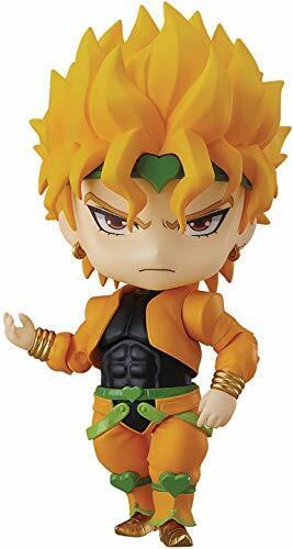 Luffy Toys - Personaje: Dio Brando Fabricante: Good Smile Company Linea:  Nendoroid Tamaño: 10 centímetros de altura aproximadamente. Material: ABS a  base de PVC. Accesorios: Incluye rostros extras intercambiables,manos y  multiples accesorios