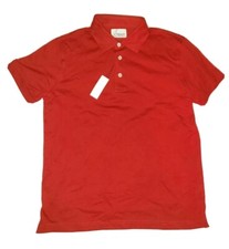 Heron Haberdashery Polo Shirt Men Size Small Red New