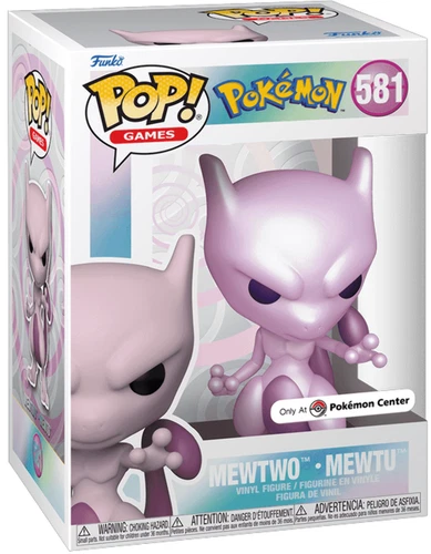 Funko POP! Games: Pokemon - Mewtwo [Pearlescent](Pokemon Center)(Damaged Box) #5