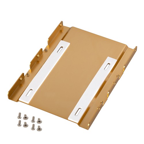2.5" HDD to 3.5" Bracket PC Server SSD Hard Disk Drive Aluminum Mount Shockproof - 第 6/8 張圖片